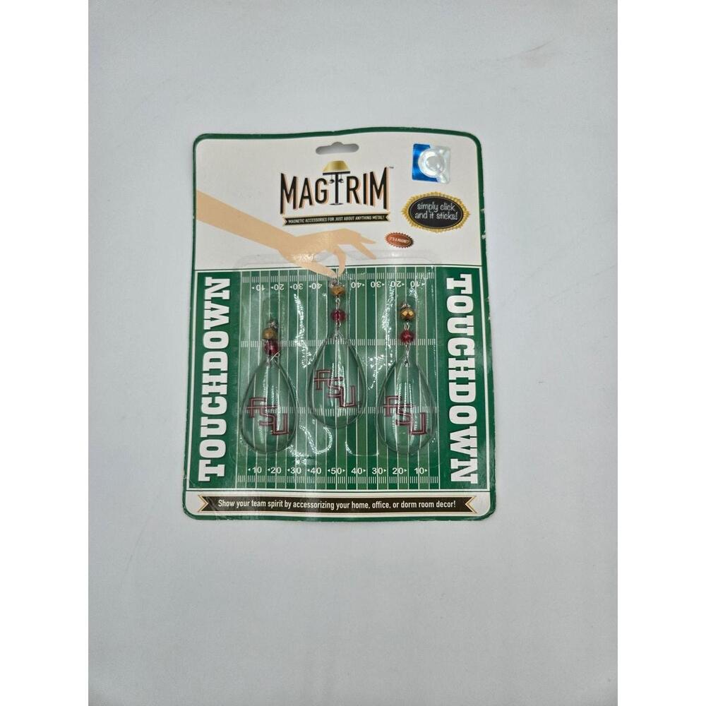 MagTrim Football Touchdown Magnetic Chandelier Ornaments Set of 3